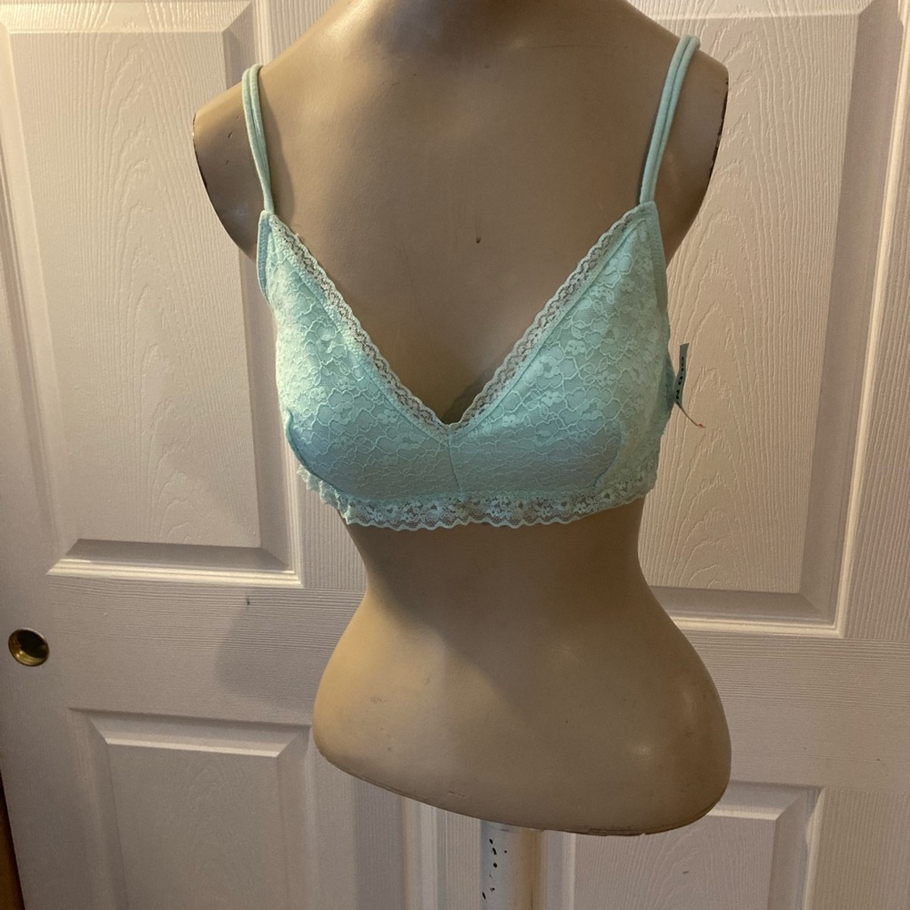 Mint Green Lace bralette